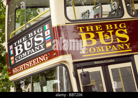 Die Big Bus Company Touristenbusse, London, UK Stockfoto