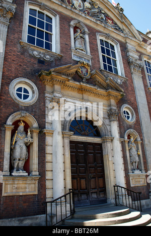 Fassade des Guildhall Stadtrat Büros hohe Straße Worcester uk Stockfoto