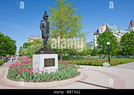 John von Statue, Majors Hill Park, Ottawa, Ontario, Kanada Stockfoto