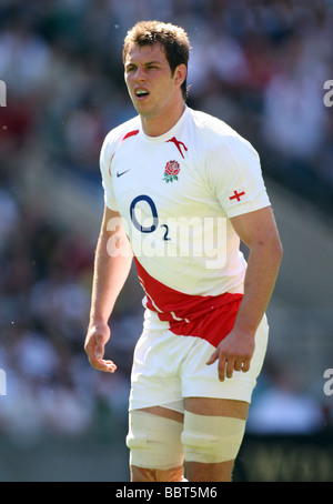 LOUIS DEACON ENGLAND & LEICESTER TIGERS RU TWICKENHAM MIDDLESEX ENGLAND 30. Mai 2009 Stockfoto