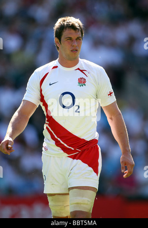 LOUIS DEACON ENGLAND & LEICESTER TIGERS RU TWICKENHAM MIDDLESEX ENGLAND 30. Mai 2009 Stockfoto