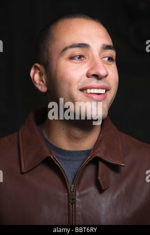 Porträt eines jungen Mannes San Francisco Kalifornien, USA Stockfoto
