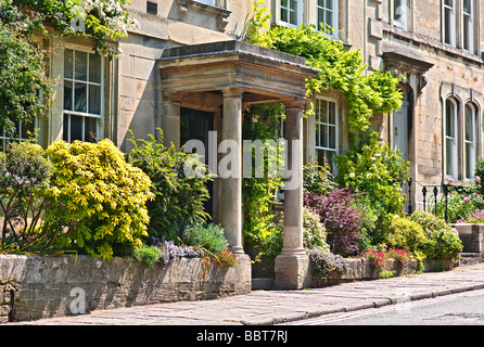 Imposante Bürgerhäuser in "Bradford on Avon" Wiltshire UK Stockfoto