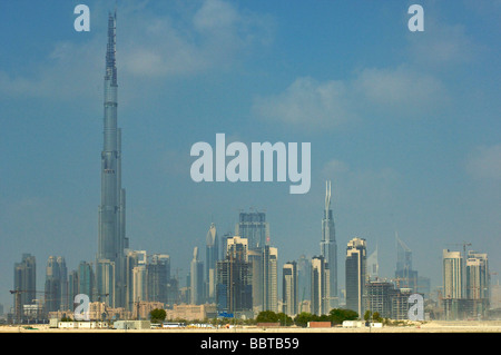 Dubai Burj Dubai das höchste Gebäude der Welt Stockfoto