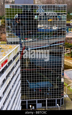 Rotterdam-Architektur als in Madurodam repliziert Stockfoto