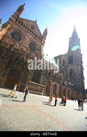 Frankreich, Elsass, Straßburg, Strassburg, Dom, Kathedrale, de, Notre Dame Stockfoto