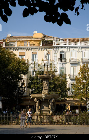 Plaza De La Bib-Rambla de Granada Andalusien España Plaza Bib Rambla von Granada Andalusien Spanien Stockfoto