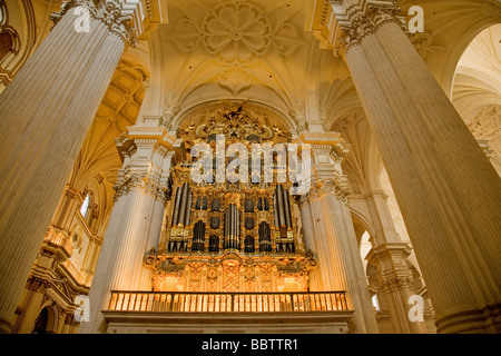 Interior De La Catedral de Granada Andalusien España Kathedrale von Granada Andalusien Spanien Stockfoto