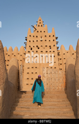 Große Moschee von Djenne, Djenné, Mopti Region, Niger im Landesinneren Delta, Mali, Westafrika Stockfoto