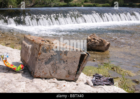 Brücke über Wasser Stockfoto