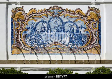 Fuente de el Hotel Cortesín de Casares Malaga Andalusien España Brunnen im Hotel Cortesin Casares Malaga Andalusien Spanien Stockfoto