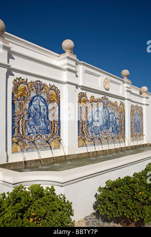 Fuente de el Hotel Cortesín de Casares Malaga Andalusien España Brunnen im Hotel Cortesin Casares Malaga Andalusien Spanien Stockfoto