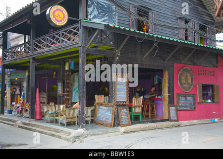 Cafe in Bo Phut Fishermans Village, Koh Samui, Thailand Stockfoto