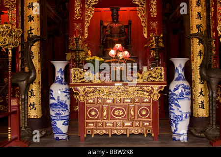 Literatur Tempel, Hanoi, Vietnam, Asien Stockfoto