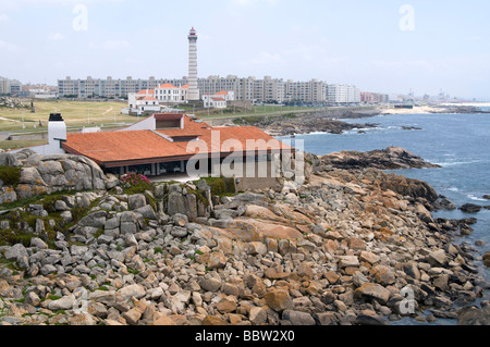 Boa Nova Teehaus in Matosinhos, entworfen von Alvaro Siza Vieira Stockfoto