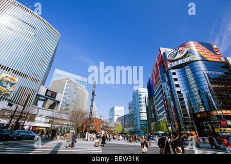 Einkaufsstraße in der Innenstadt von Stockfoto