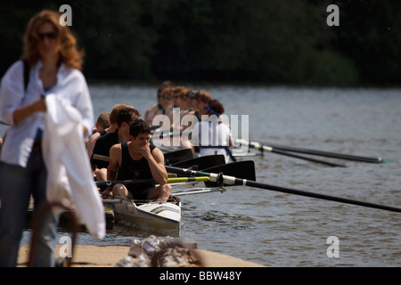 Boot am Keyside, Sommer VIIIs, der University of Oxford, 2009 Stockfoto