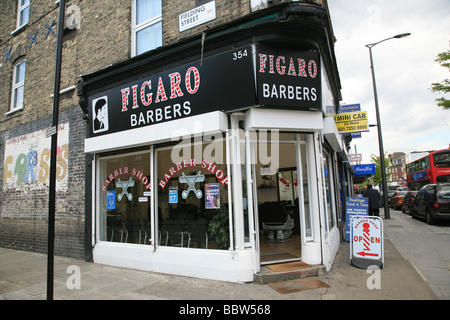 Barber Shop, Camberwell, London UK 2009 Stockfoto