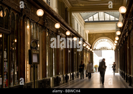 Paris Passage Galerie Vero-Dodat Stockfoto
