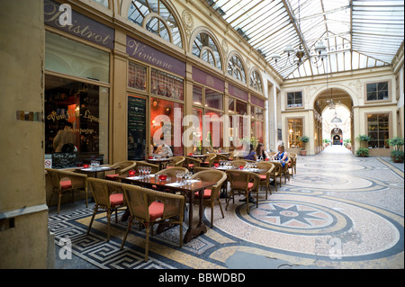 Paris Passage Galerie Vivienne Stockfoto