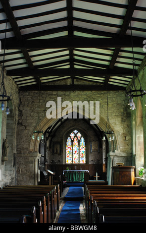 St.Gregory der Kirche innen, Offchurch, Warwickshire, England, UK Stockfoto