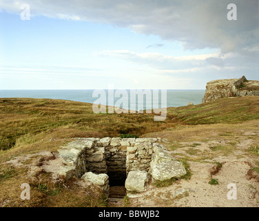 St. Saint Gwenfaens Gwenfaen gut Rhoscolyn Anglesey Wales UK Stockfoto