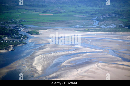 Die Mündung in Pothmadoc, North Wales Küste Stockfoto