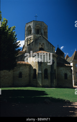 Kirche von Semur En Brionnais, Burgund, Frankreich Stockfoto