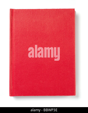 Rote Buch-cover Stockfoto