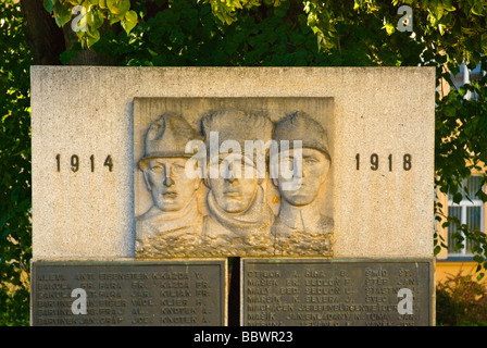 Denkmal des 1. Weltkriegs in Tabor-Tschechien-Europa Stockfoto