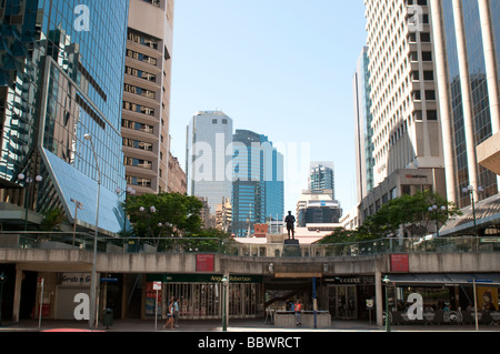 Postplatz in Adelaide Street Shops level Brisbane Queensland Australien Stockfoto