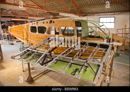 de Havilland Aircraft Erbe Zentrum Moskito Museum, Refurb DH89A Dragon Rapide 2 Gypsy 6 Motor, 7 Passagier erste 1945 Stockfoto