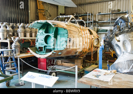 de Havilland Aircraft Erbe Zentrum Moskito Museum, DH112 Sea Venom FAW.22 Einsitzer Jagdflugzeug Erstflug 1949 Stockfoto