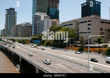 Victoria Bridge Brisbane Australien Stockfoto