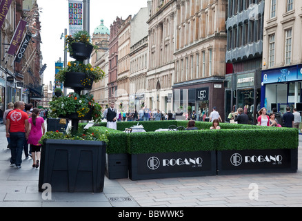 Rogano Restaurant, sitzt auf der Buchanan Street, Glasgow, Schottland Stockfoto