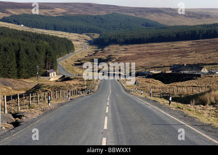 A689 Richtung Stanhope Stockfoto