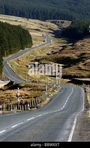 A689 Richtung Stanhope Stockfoto