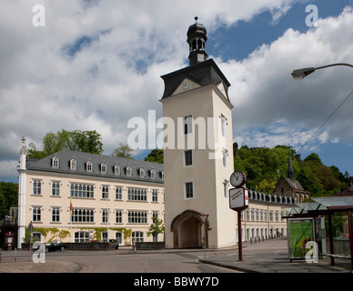 Schloss Sayn Schloss am Fuße des Schlossberges und am Eingang von Sayn, ein Viertel der Bendorf, Landkreis Mayen-Koblenz Stockfoto