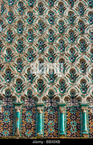 Islamische Architektur auf El Djedid Moschee in Fes Marokko Stockfoto