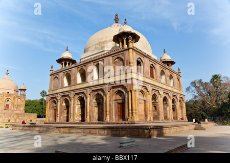 Das Grab von Khusrau Mirza in Khusro Bagh Allahabad Stockfoto