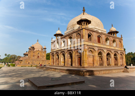 Das Grab von Khusrau Mirza in Khusro Bagh Allahabad Stockfoto