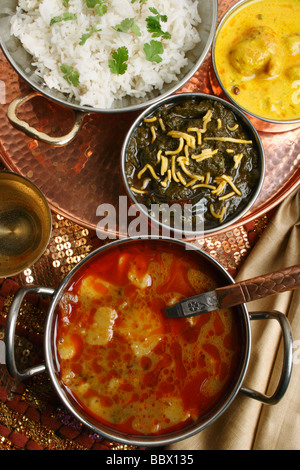 Khatta Alu ist ein Kartoffel-Curry aus Gujarat Stockfoto