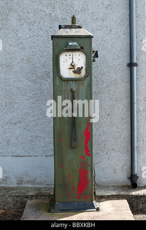 Alte Benzinpumpe (nicht in Betrieb) Stockfoto