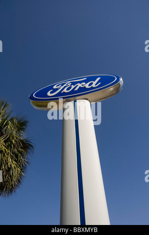 Ford Auto-Händler großes Outdoor-Schild, Florida Stockfoto