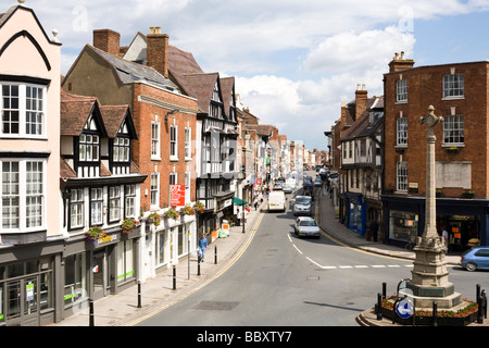 Die High Street, Tewkesbury, Gloucestershire Stockfoto