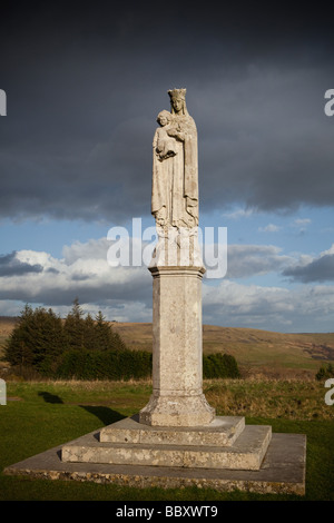 Statue unserer lieben Frau von Penrhys Rhondda Valley South Wales UK Stockfoto