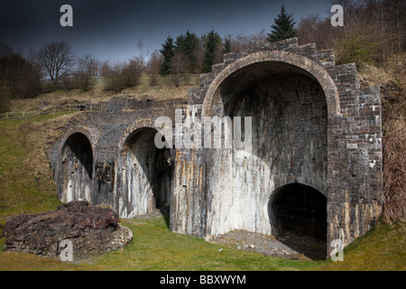 Blaenavon Eisenhütte Torfaen Gwent South Wales UK Stockfoto