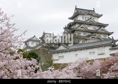 Die berühmteste Burg in Japan Himeji Castle ist auch bekannt als White Heron Castle oder Shirasagi Burg Stockfoto