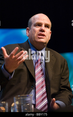 David Simon American Autor Journalist Autor Produzent und Schöpfer der TV-Serie 'The Wire' Hay Festival 2009 im Bild Stockfoto