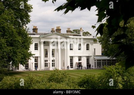 Hurlingham Private Mitglieder Clubhaus, Fulham, London, England, Vereinigtes Königreich Stockfoto